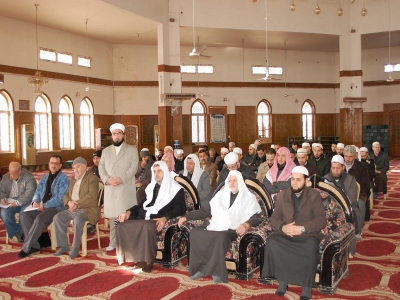 أوقاف مدينة حماة تستغل منابر المساجد لتطلب الانضمام لمليشيا تشبيحية باسم